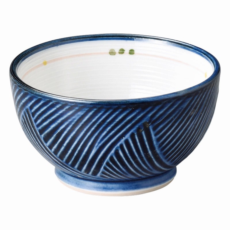 金正陶器 古代釉グリン散らし(強化) 釜上3.6丼 1個(ご注文単位1個)【直送品】