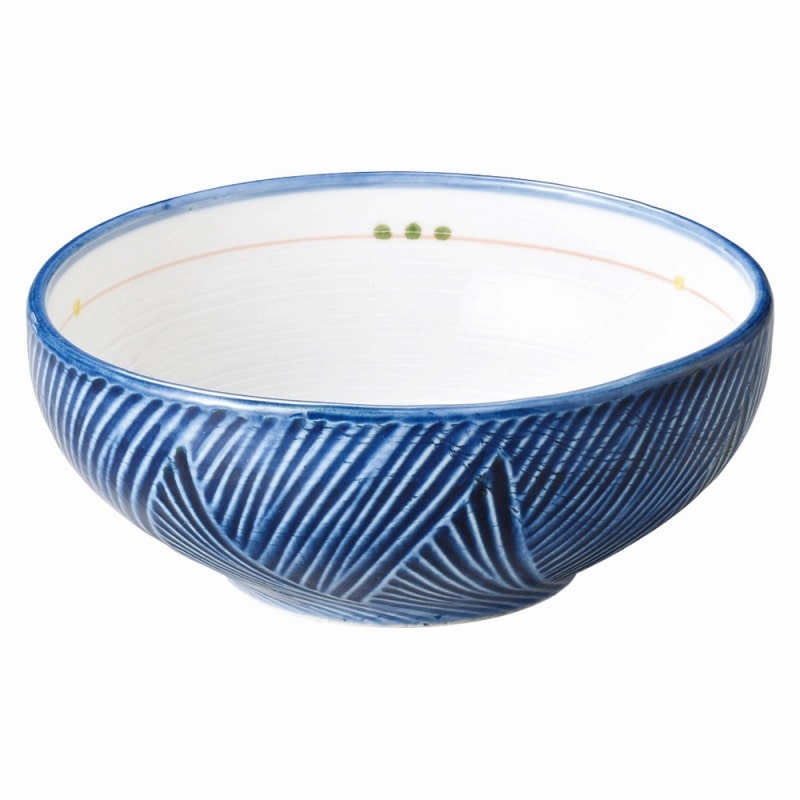 金正陶器 古代釉グリン散らし(強化) 5.0ボール(刺身) 1個(ご注文単位1個)【直送品】