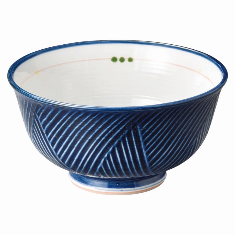 金正陶器 古代釉グリン散らし(強化) 深口5.5丼 1個(ご注文単位1個)【直送品】