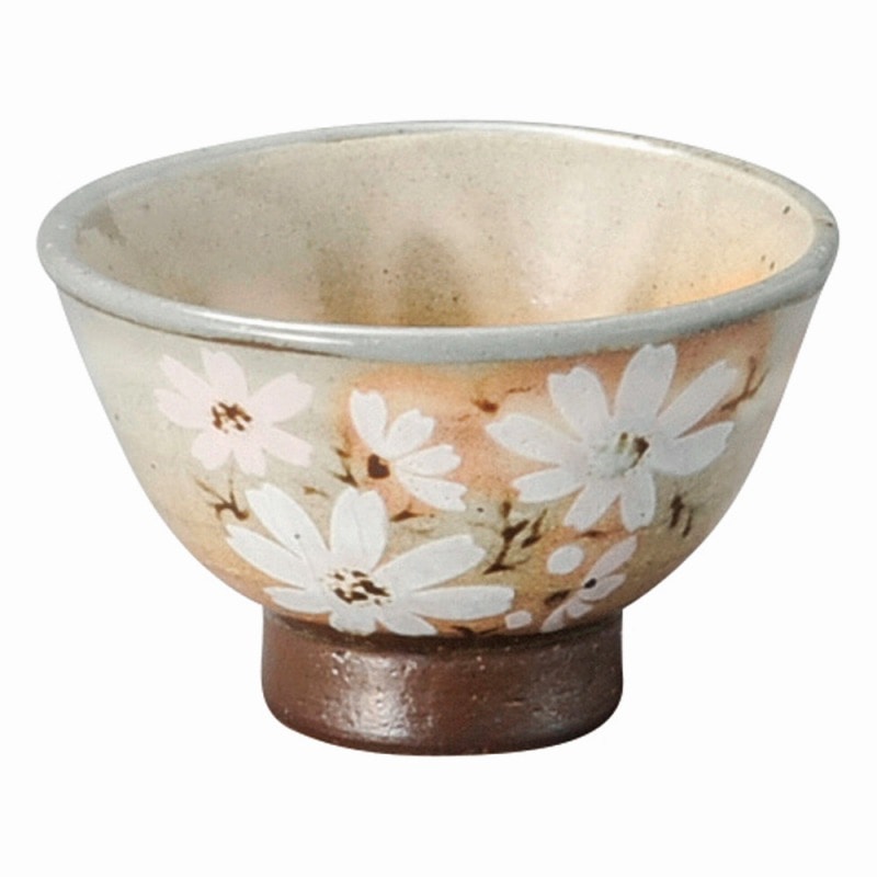 金正陶器 御本手秋桜花(コスモス) 反千茶 1個(ご注文単位1個)【直送品】