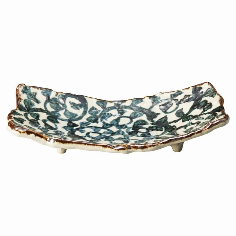 金正陶器 たこ唐草　まな板皿 1個（ご注文単位1個）【直送品】