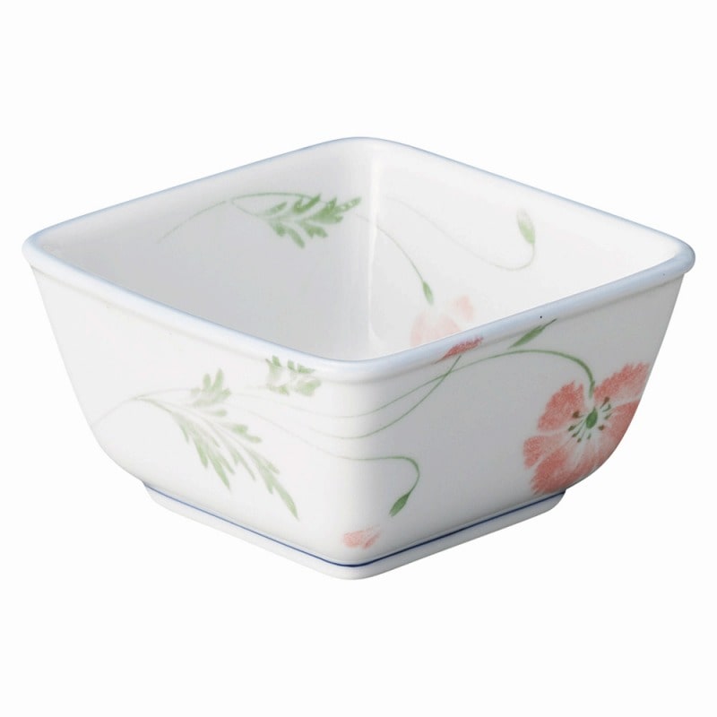 金正陶器 マーガレット(強化) 角鉢(小) 1個(ご注文単位1個)【直送品】