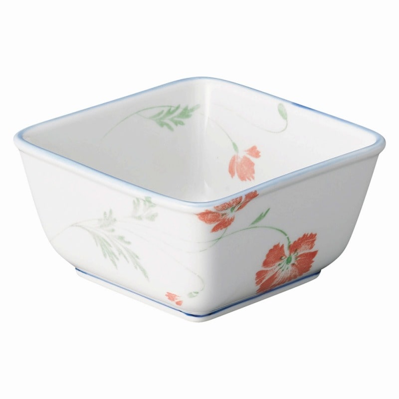 金正陶器 マーガレット(強化) 角鉢(大) 1個(ご注文単位1個)【直送品】