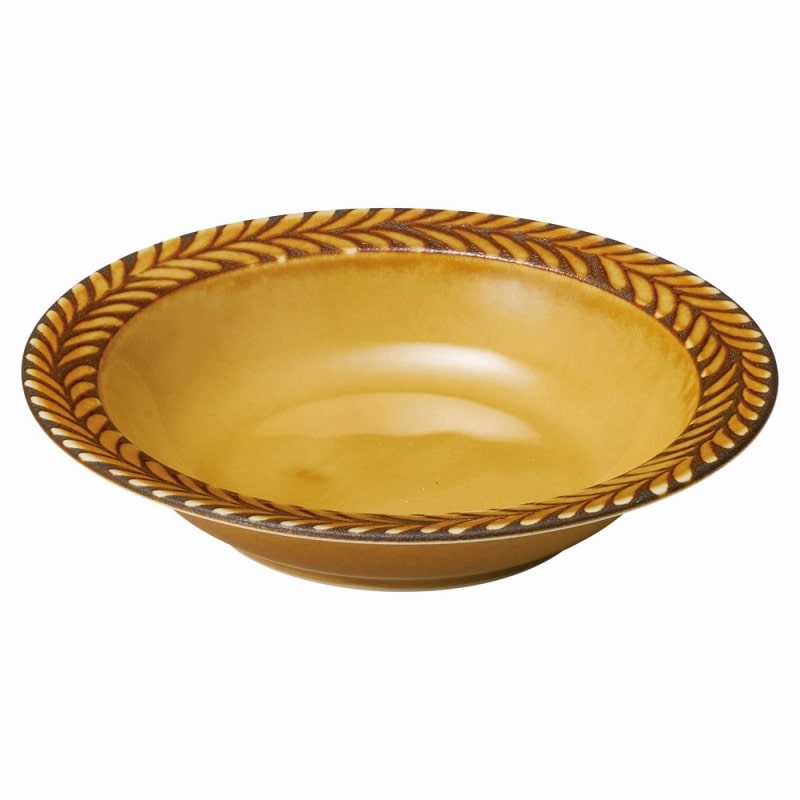 金正陶器 ローレルリース キャラメル 5.5吋フルーツ 1個(ご注文単位1個)【直送品】