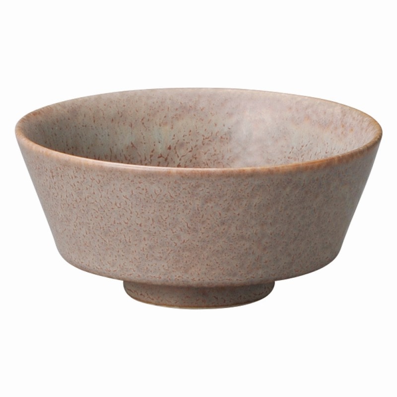 金正陶器 グレージュブラウン 角茶碗 1個(ご注文単位1個)【直送品】