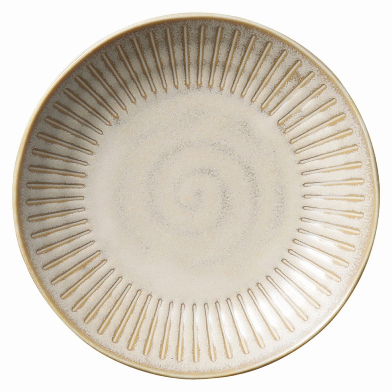 金正陶器 チタンマット撥水十草 和軽4.0皿 1個(ご注文単位1個)【直送品】
