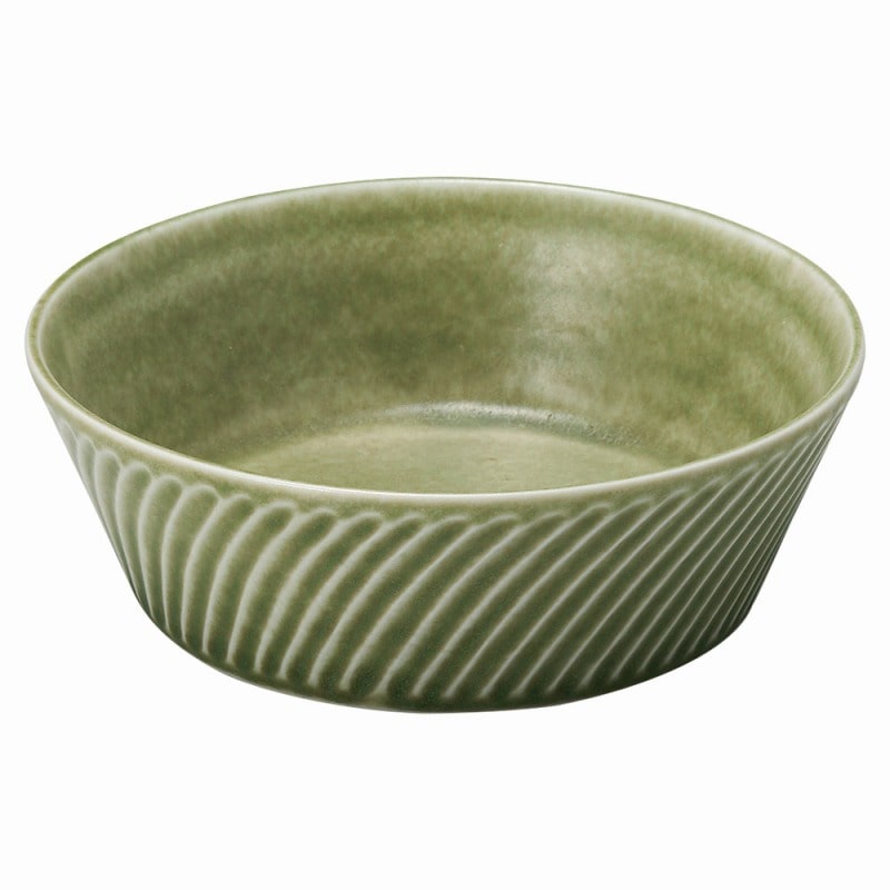 金正陶器 タークサラダボール 大 マットグリーン 1個(ご注文単位1個)【直送品】