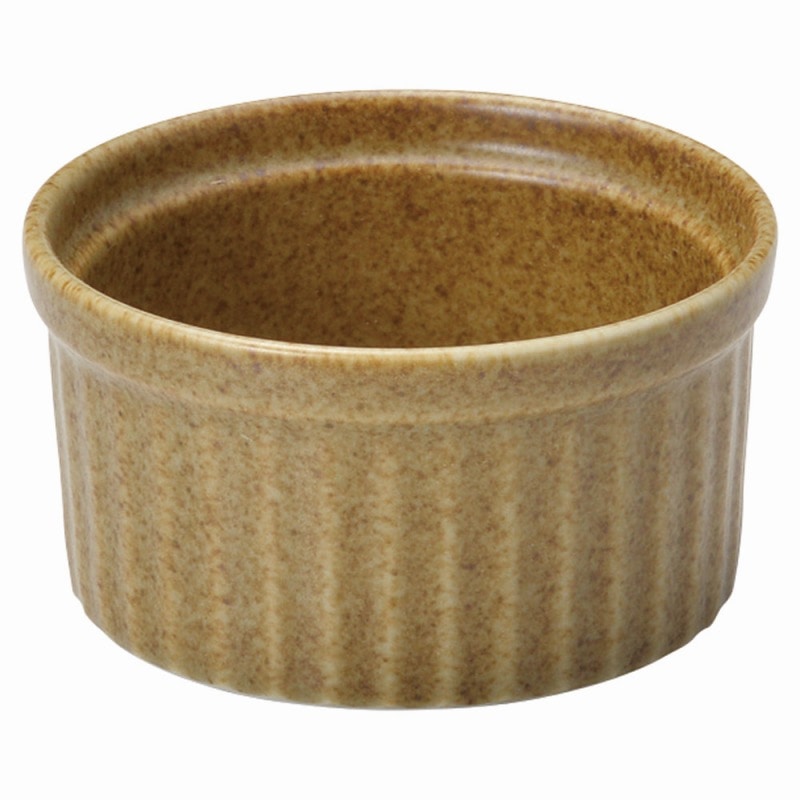 金正陶器 ブラウンシュガー 4吋スフレ 1個(ご注文単位1個)【直送品】