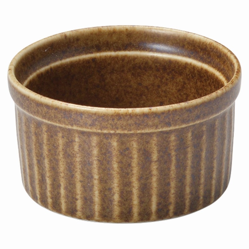 金正陶器 ブラウンシュガー 3 1/2吋スフレ 1個(ご注文単位1個)【直送品】