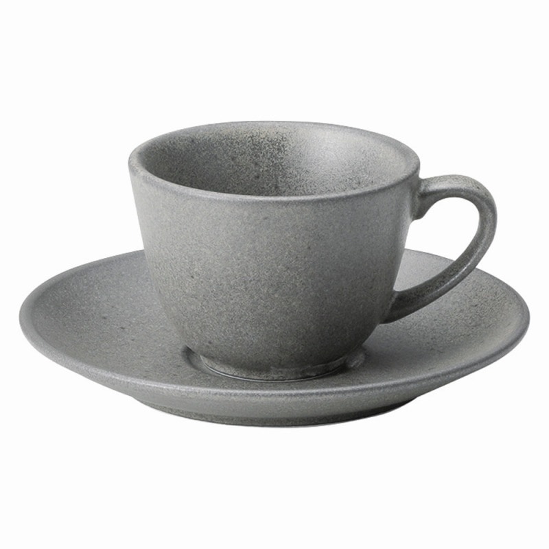 金正陶器 フォンテサンドグレー コーヒーカップ 1個 ※カップ単品のみ(ご注文単位1個)【直送品】