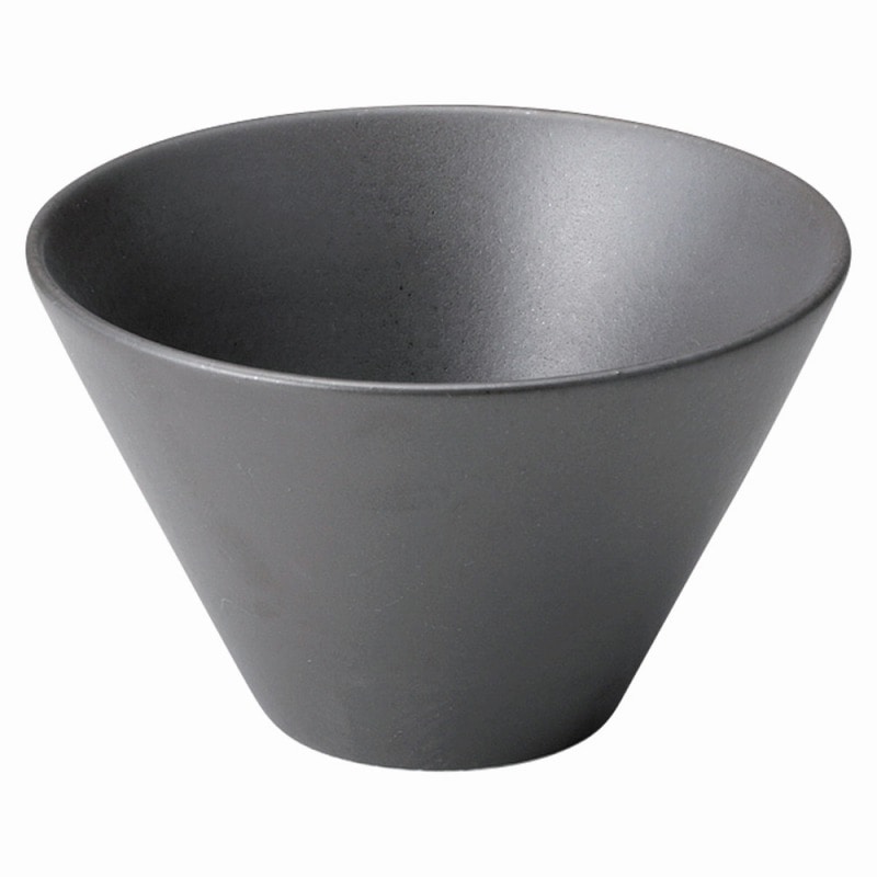 金正陶器 フォンテアイアンブラック 14.5cmトロンバトールボウル 1個(ご注文単位1個)【直送品】