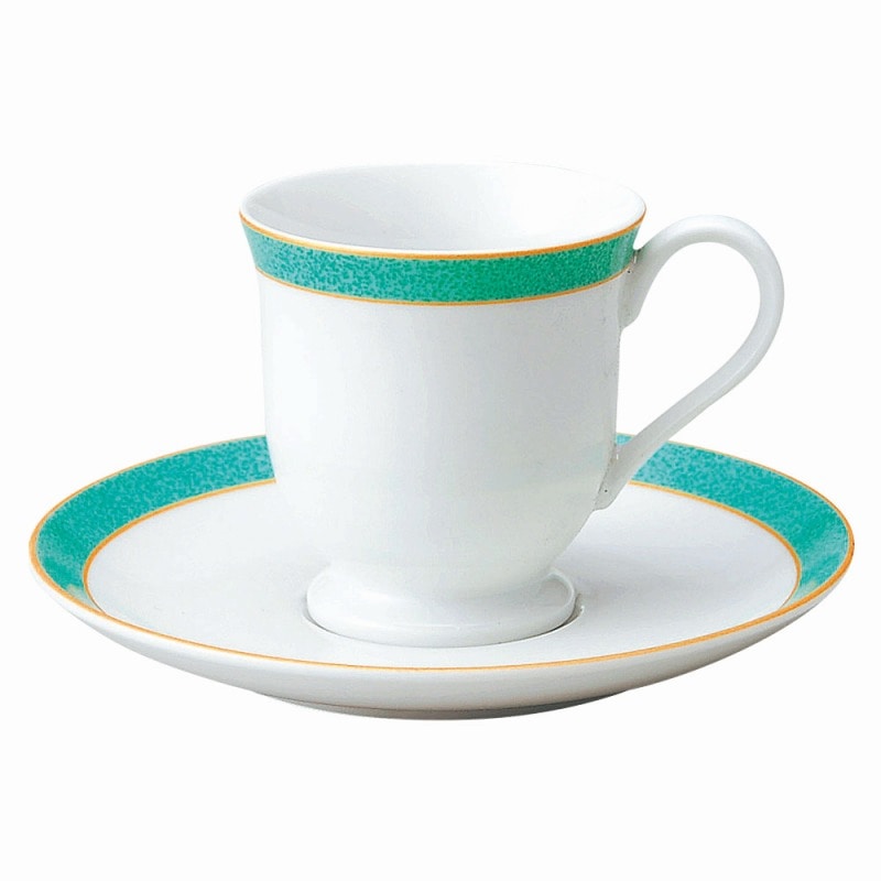 金正陶器 エメラルドグリーン 新コーヒー碗 ※カップ単品のみ 1個(ご注文単位1個)【直送品】