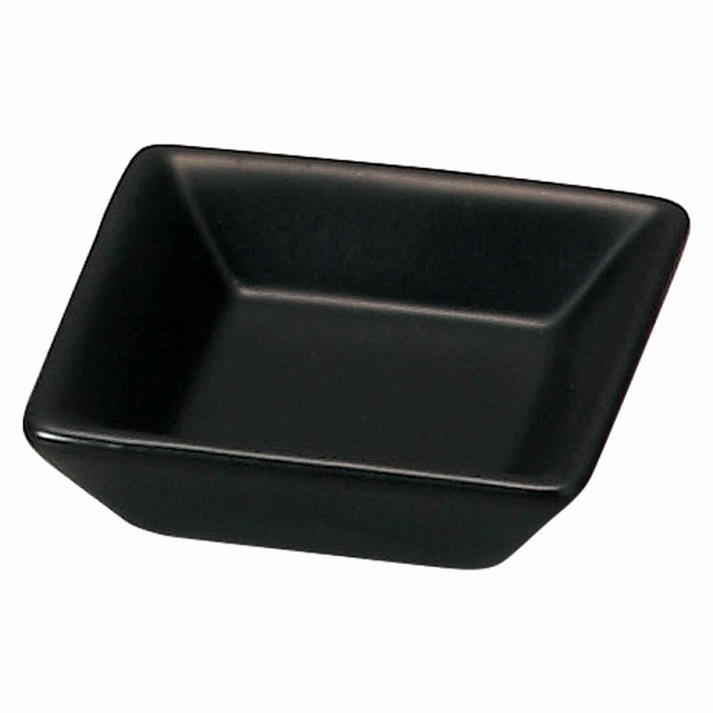 金正陶器 スタイルRC 黒角小皿 1個(ご注文単位1個)【直送品】
