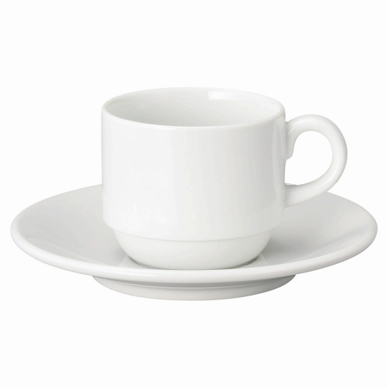 金正陶器 アイリス(ホワイト) 受皿 1個 ※ソーサー単品のみ(ご注文単位1個)【直送品】