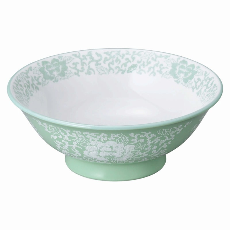 金正陶器 ヒスイぼたん 7.0反高台丼 1個(ご注文単位1個)【直送品】
