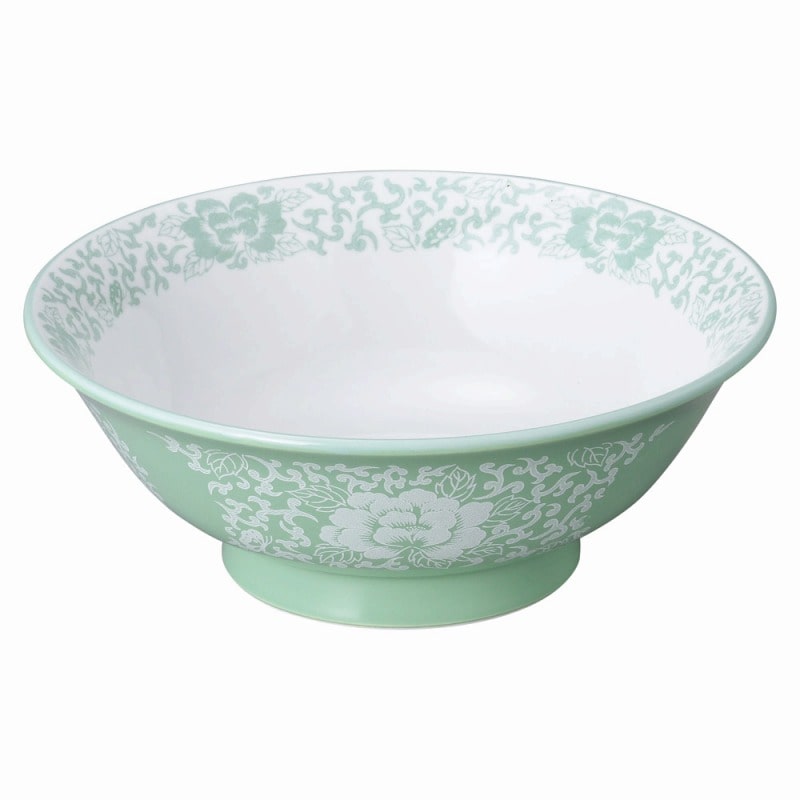 金正陶器 ヒスイぼたん 7.5反高台丼 1個(ご注文単位1個)【直送品】