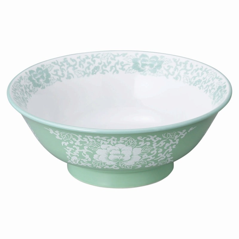 金正陶器 ヒスイぼたん 8.0反高台丼 1個(ご注文単位1個)【直送品】