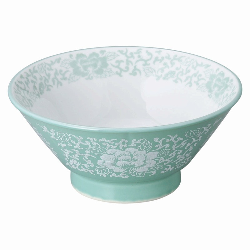 金正陶器 ヒスイぼたん 6.5切立高台丼 1個(ご注文単位1個)【直送品】
