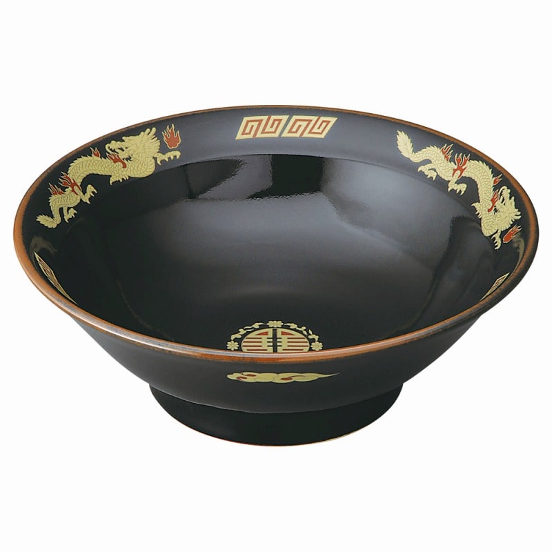 金正陶器 天目金彩竜 リム付高台7.0丼 1個(ご注文単位1個)【直送品】