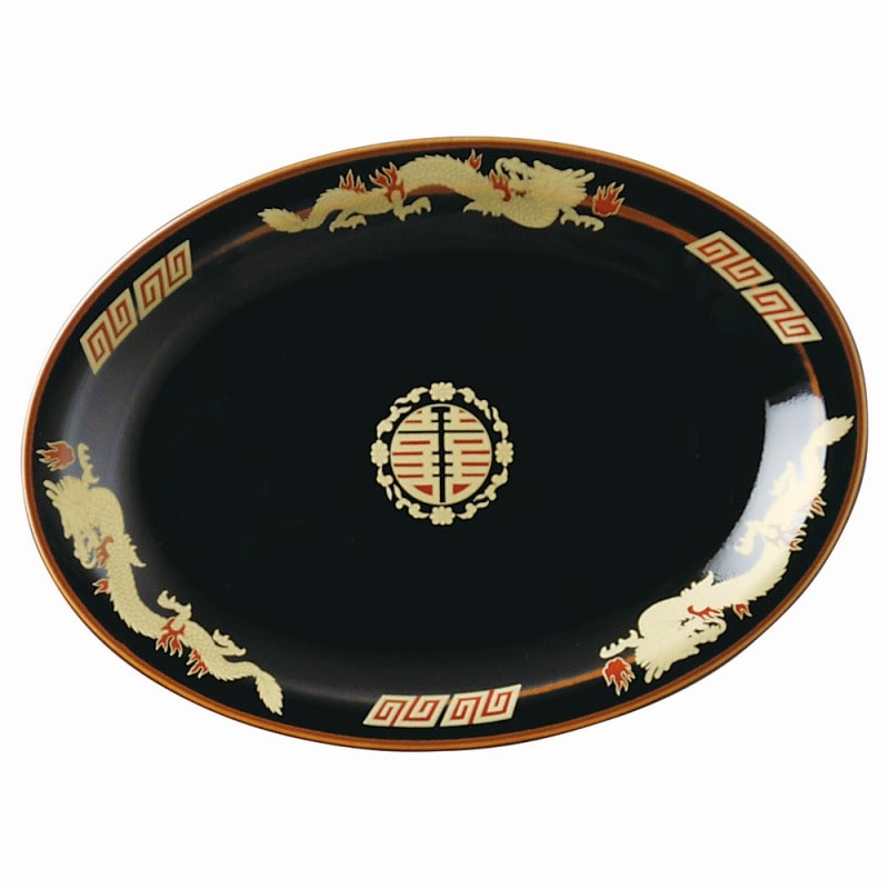金正陶器 天目金彩竜 9吋プラター 1個(ご注文単位1個)【直送品】