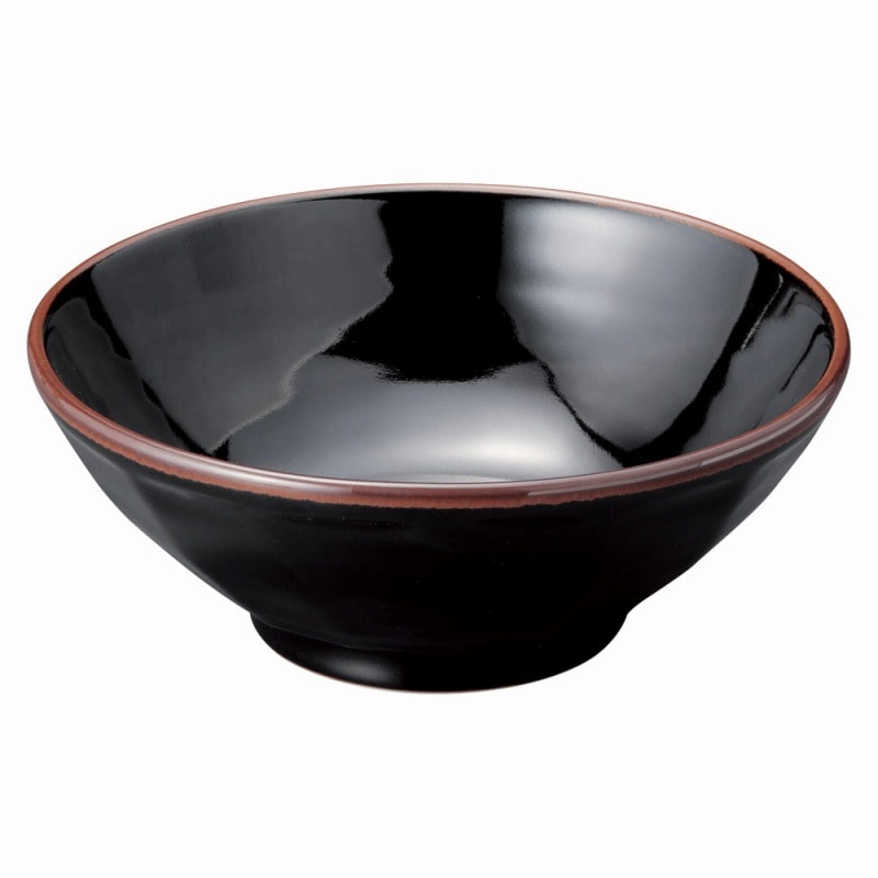 金正陶器 天目中華 6.8けずり丼 1個(ご注文単位1個)【直送品】