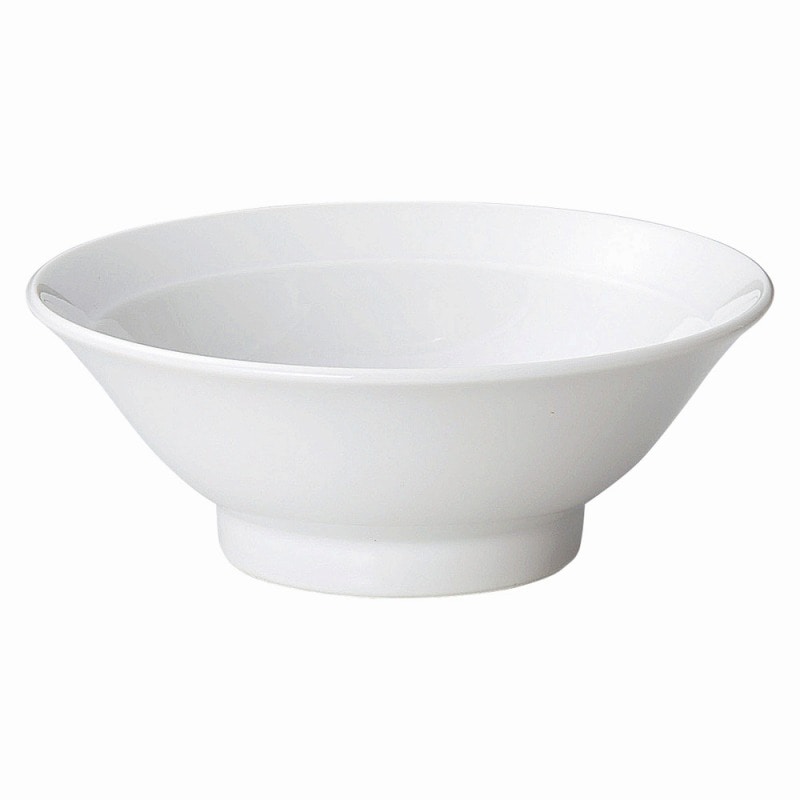 金正陶器 白中華 8.0高台丼 1個(ご注文単位1個)【直送品】