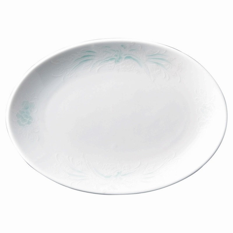 金正陶器 強化磁器 スーパーチャイナ翠唐鳳 8吋プラター 1個(ご注文単位1個)【直送品】