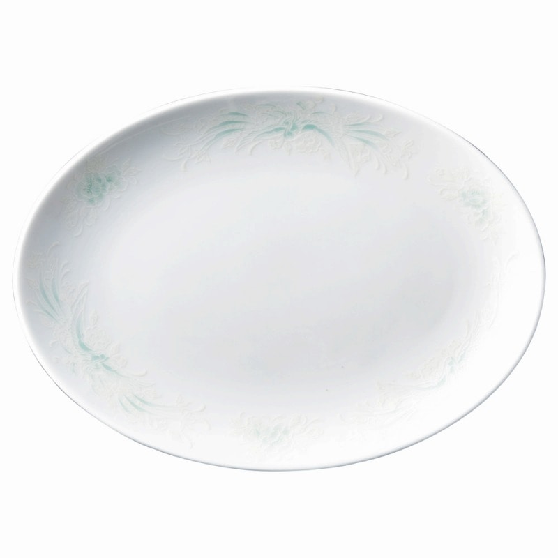 金正陶器 強化磁器 スーパーチャイナ翠唐鳳 10吋プラター 1個(ご注文単位1個)【直送品】