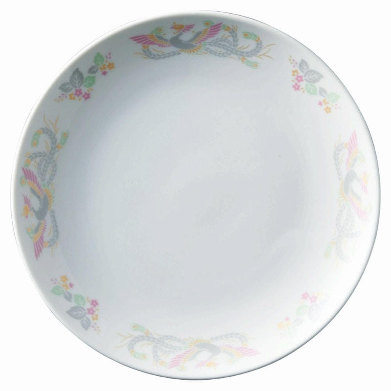 金正陶器 強化磁器 紅鳳華 7 1/2吋メタ皿 1個(ご注文単位1個)【直送品】