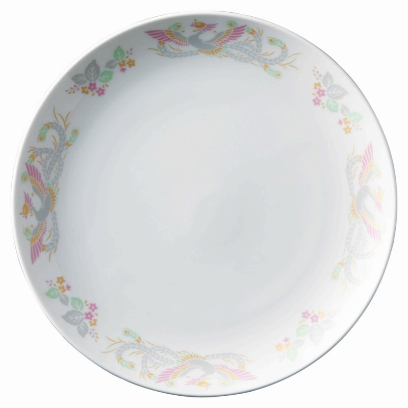 金正陶器 強化磁器 紅鳳華 10吋メタ皿 1個(ご注文単位1個)【直送品】