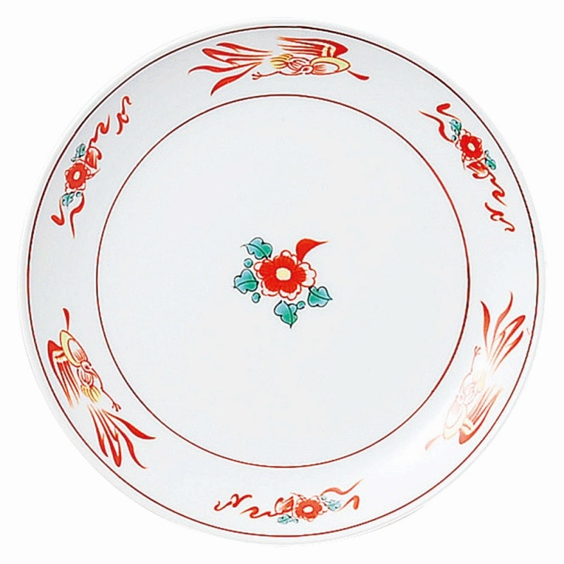金正陶器 花鳥 7.5吋丸皿 1個(ご注文単位1個)【直送品】