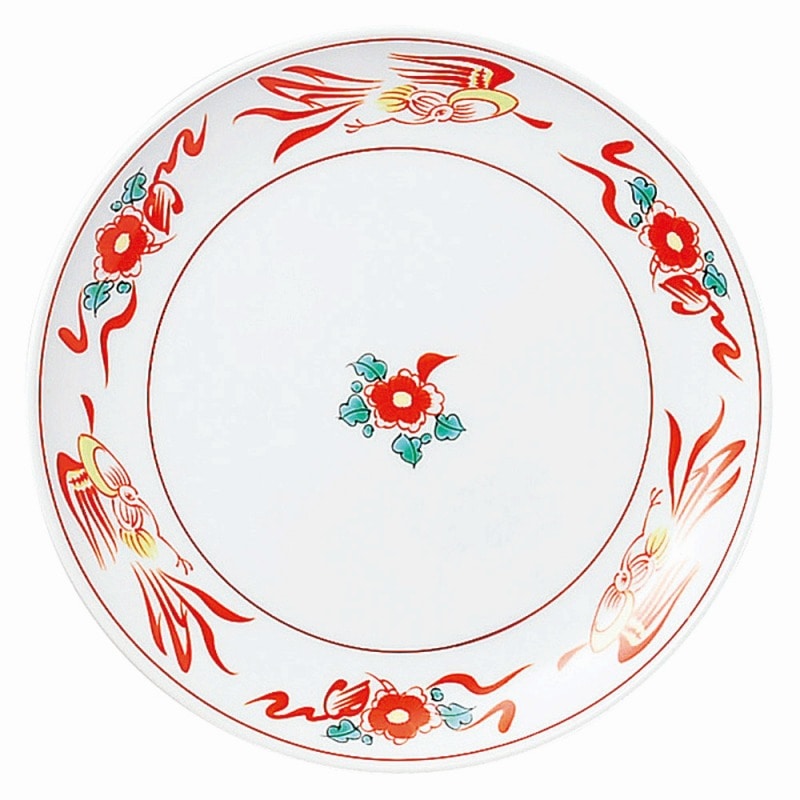 金正陶器 花鳥 8吋丸皿 1個(ご注文単位1個)【直送品】