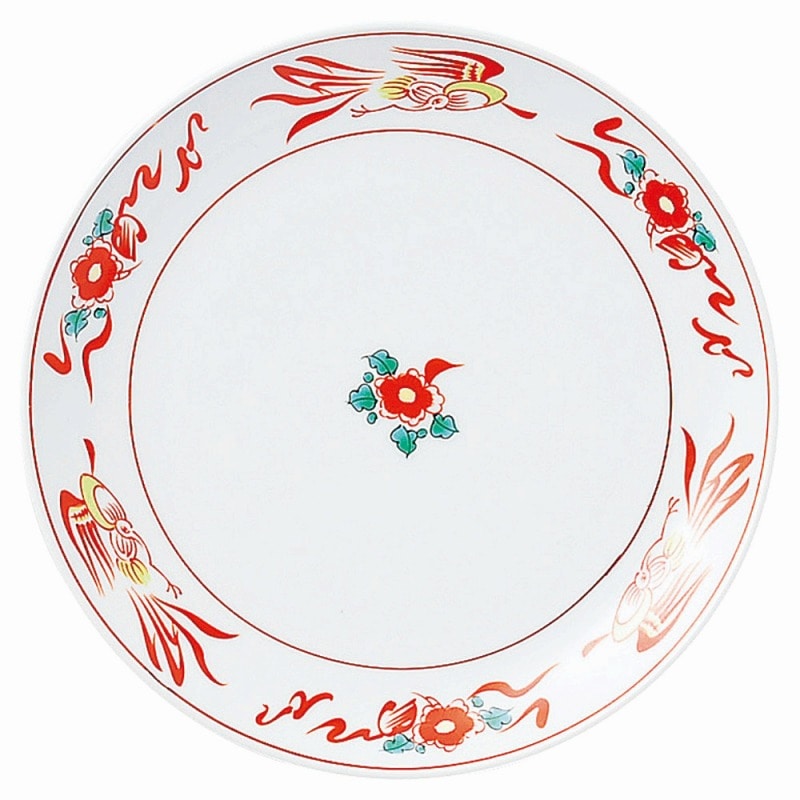 金正陶器 花鳥 9吋丸皿 1個(ご注文単位1個)【直送品】