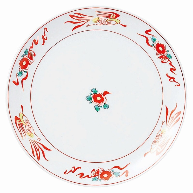 金正陶器 花鳥 10吋丸皿 1個(ご注文単位1個)【直送品】