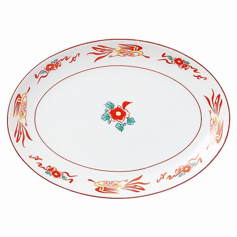 金正陶器 花鳥 9吋プラター 1個(ご注文単位1個)【直送品】