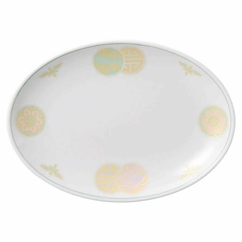 金正陶器 清楽 8吋メタプラター 1個(ご注文単位1個)【直送品】