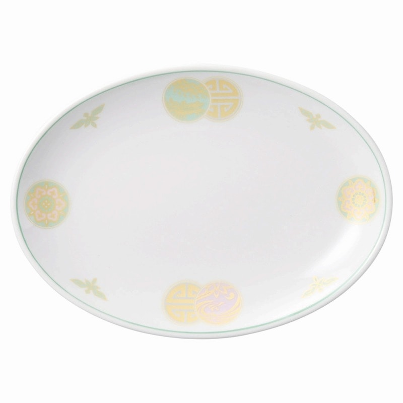 金正陶器 清楽 9吋メタプラター 1個(ご注文単位1個)【直送品】