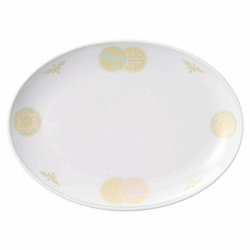 金正陶器 清楽 12吋メタプラター 1個(ご注文単位1個)【直送品】