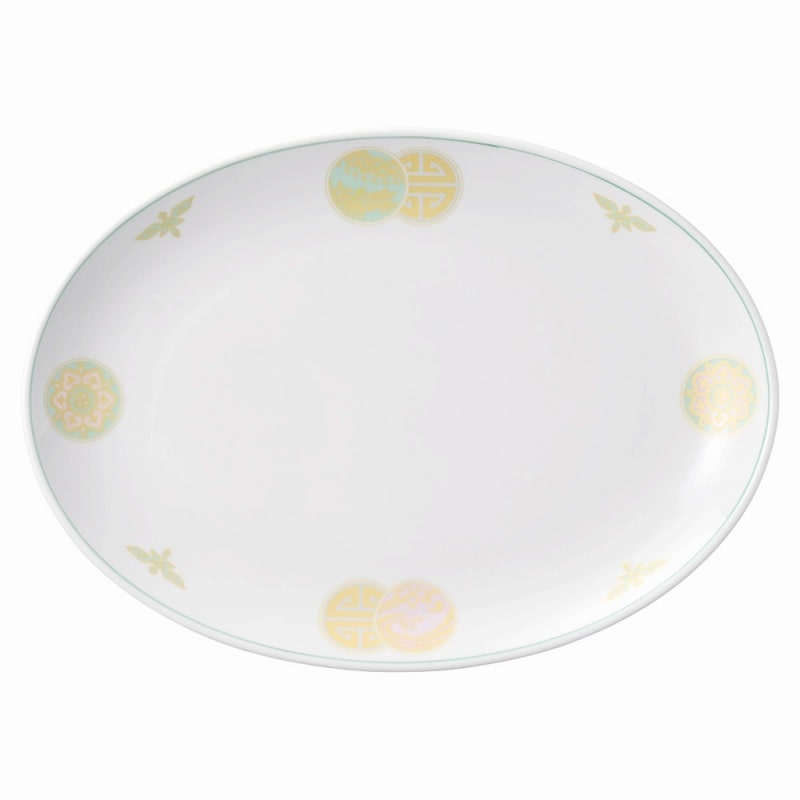 金正陶器 清楽 14吋メタプラター 1個(ご注文単位1個)【直送品】