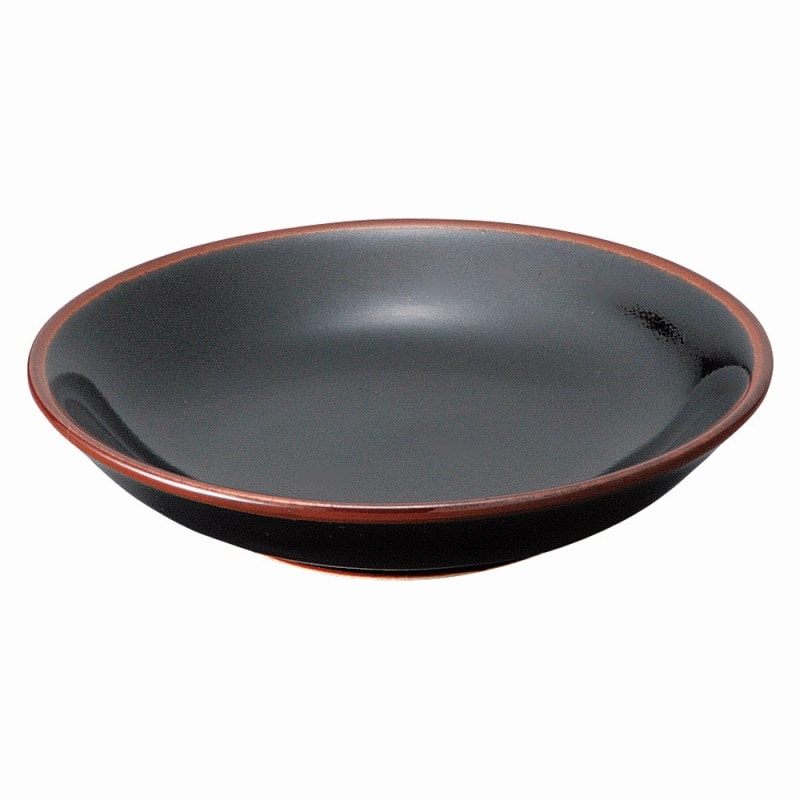 金正陶器 高級うるし天目 4.5深皿 1個(ご注文単位1個)【直送品】