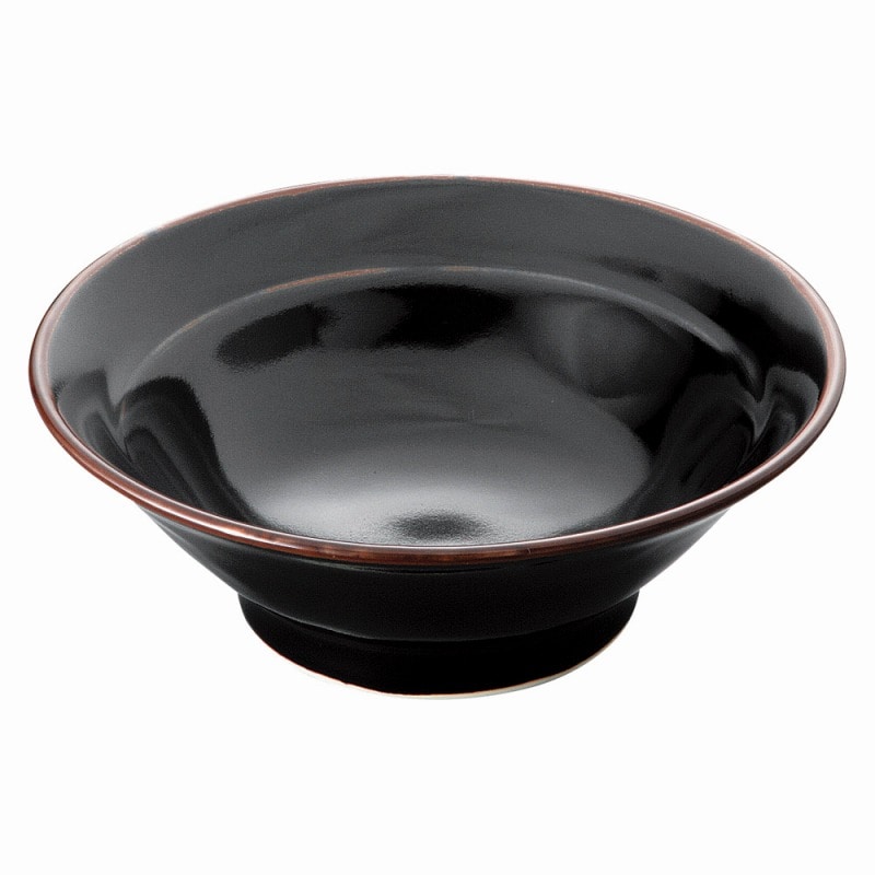 金正陶器 高級うるし天目 6.5反丼 1個(ご注文単位1個)【直送品】
