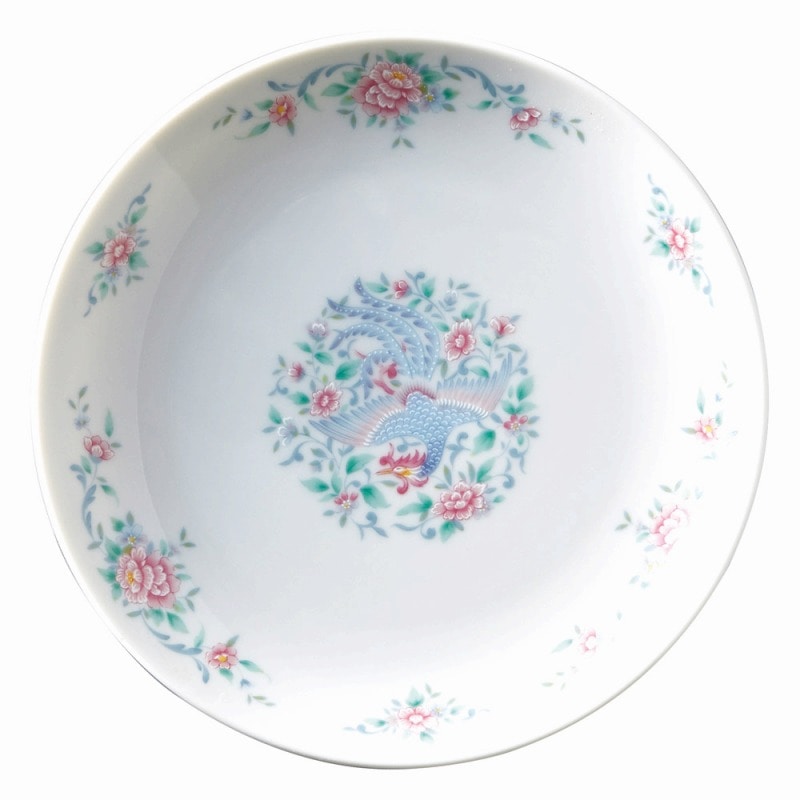 金正陶器 天翔鳳凰 メタ玉6 1/2吋丸皿 1個(ご注文単位1個)【直送品】