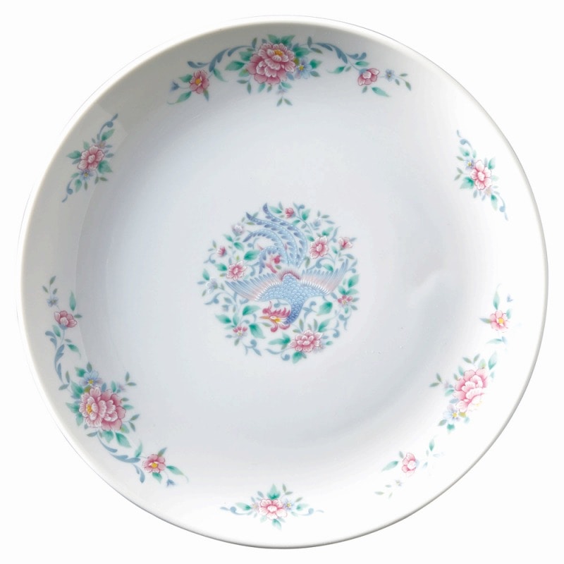 金正陶器 天翔鳳凰 メタ玉9吋丸皿 1個(ご注文単位1個)【直送品】