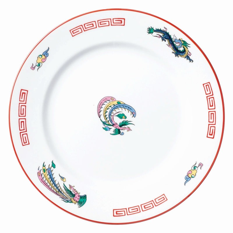 金正陶器 竜鳳 玉渕9吋ミート皿 1個(ご注文単位1個)【直送品】