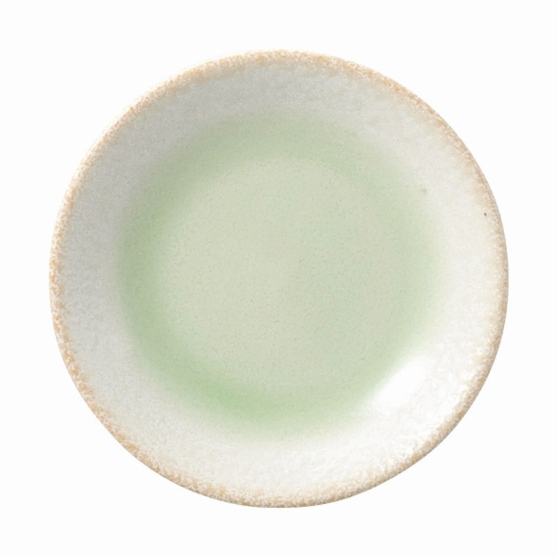 金正陶器 釉彩 (若草) 丸3.0皿 1個(ご注文単位1個)【直送品】