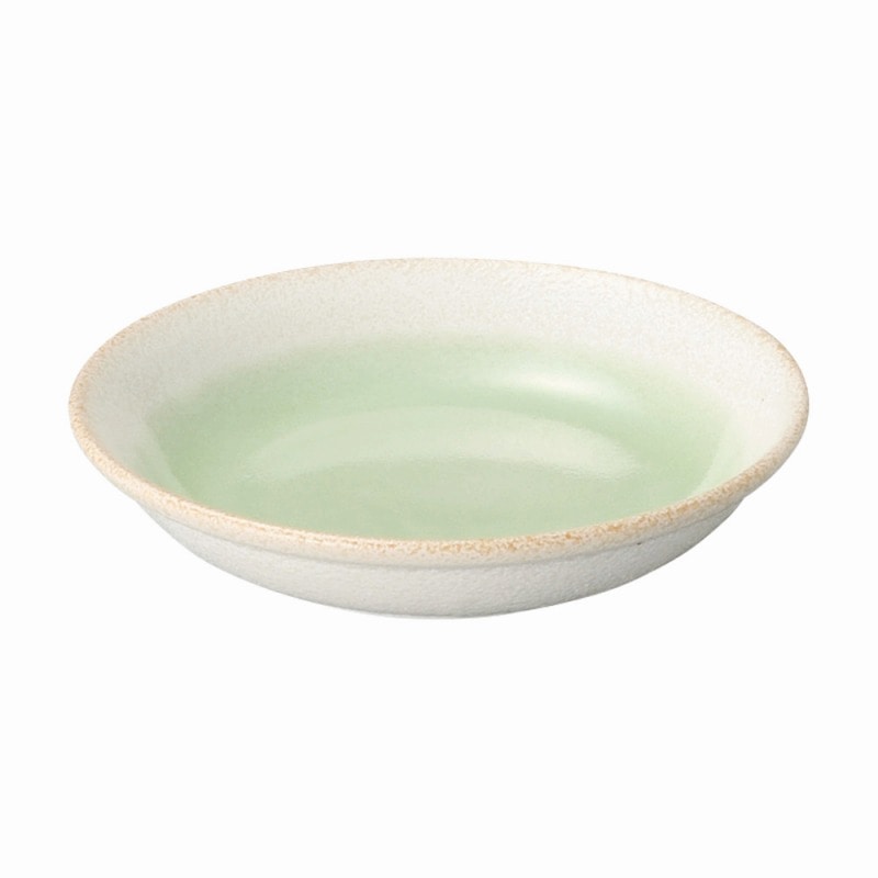 金正陶器 釉彩 (若草) 玉渕4.8取り皿 1個(ご注文単位1個)【直送品】