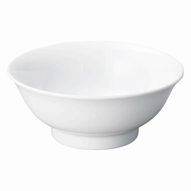 金正陶器 UW白中華 6.5反高台丼 1個(ご注文単位1個)【直送品】