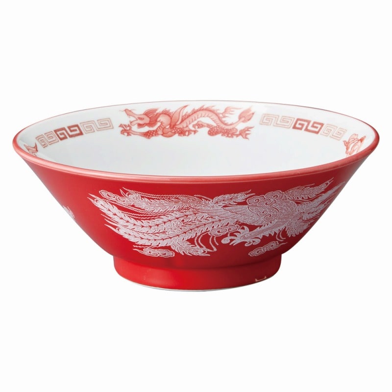 金正陶器 アカ白竜 6.8切立丼 1個(ご注文単位1個)【直送品】