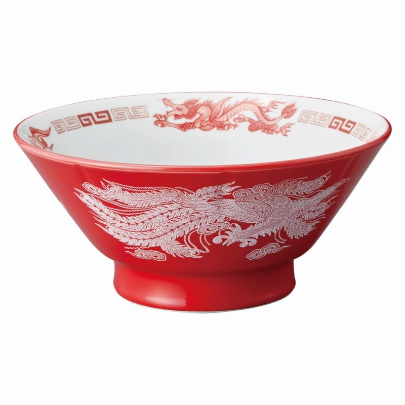 金正陶器 アカ白竜 6.5切立高台丼 1個(ご注文単位1個)【直送品】