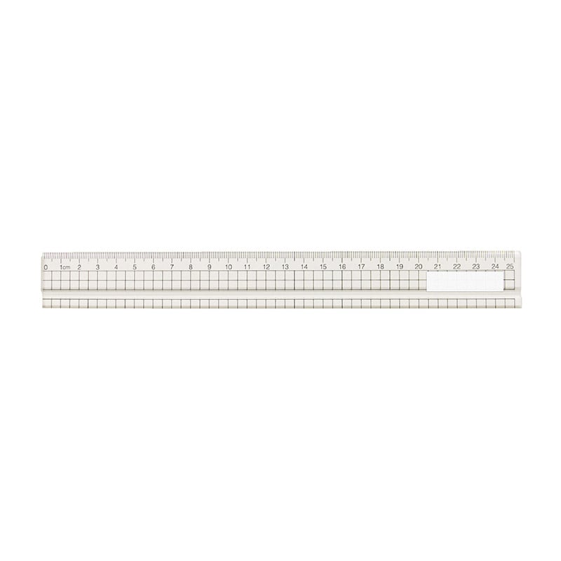 ㈱アーテックアクリル方眼定規 25cm(溝付) 1本(ご注文単位1本)【直送品】